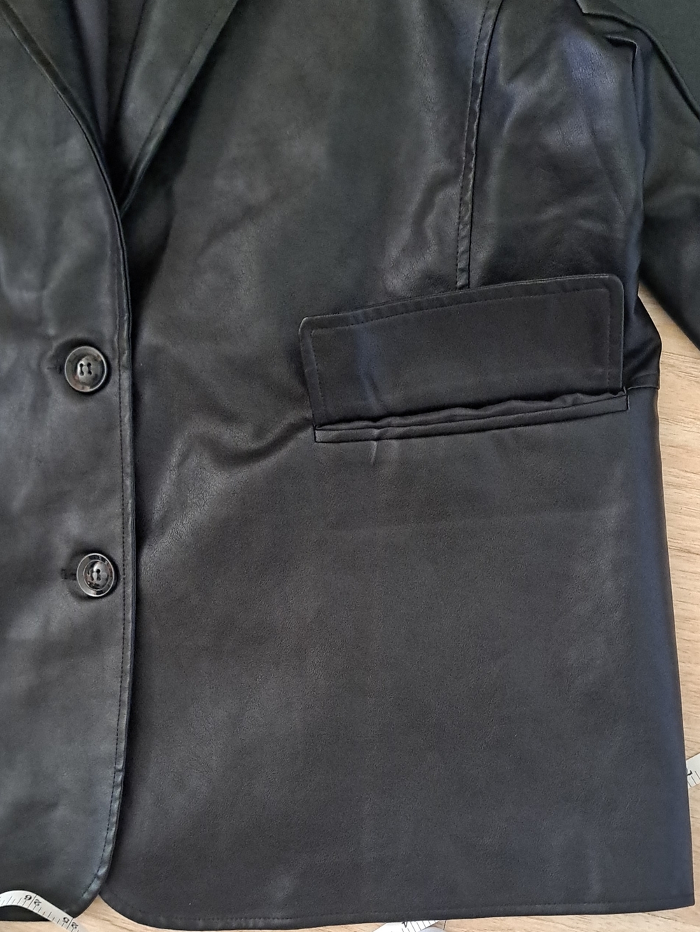AUTOMET Women's Leather Jackets Black Tailored Blazer - Picture 11 of 13